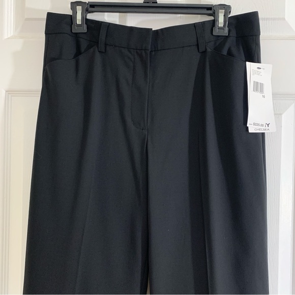 DKNY Chelsea Mid Rise Wide Leg Trouser 10 - Picture 2 of 14